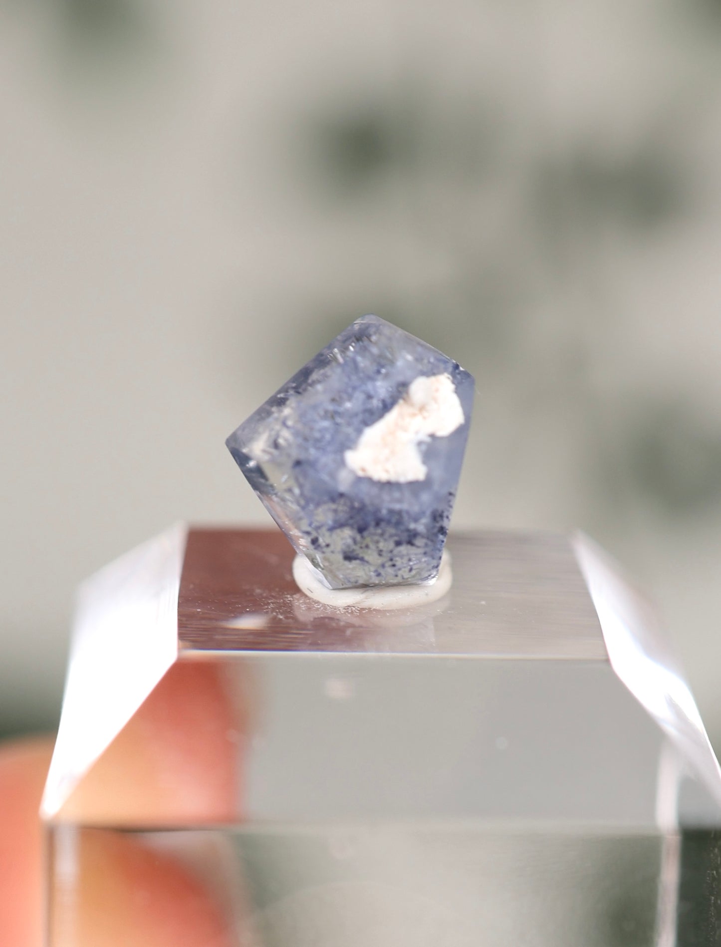 Dumortierit in Quarz Cabochon Nr.50DR