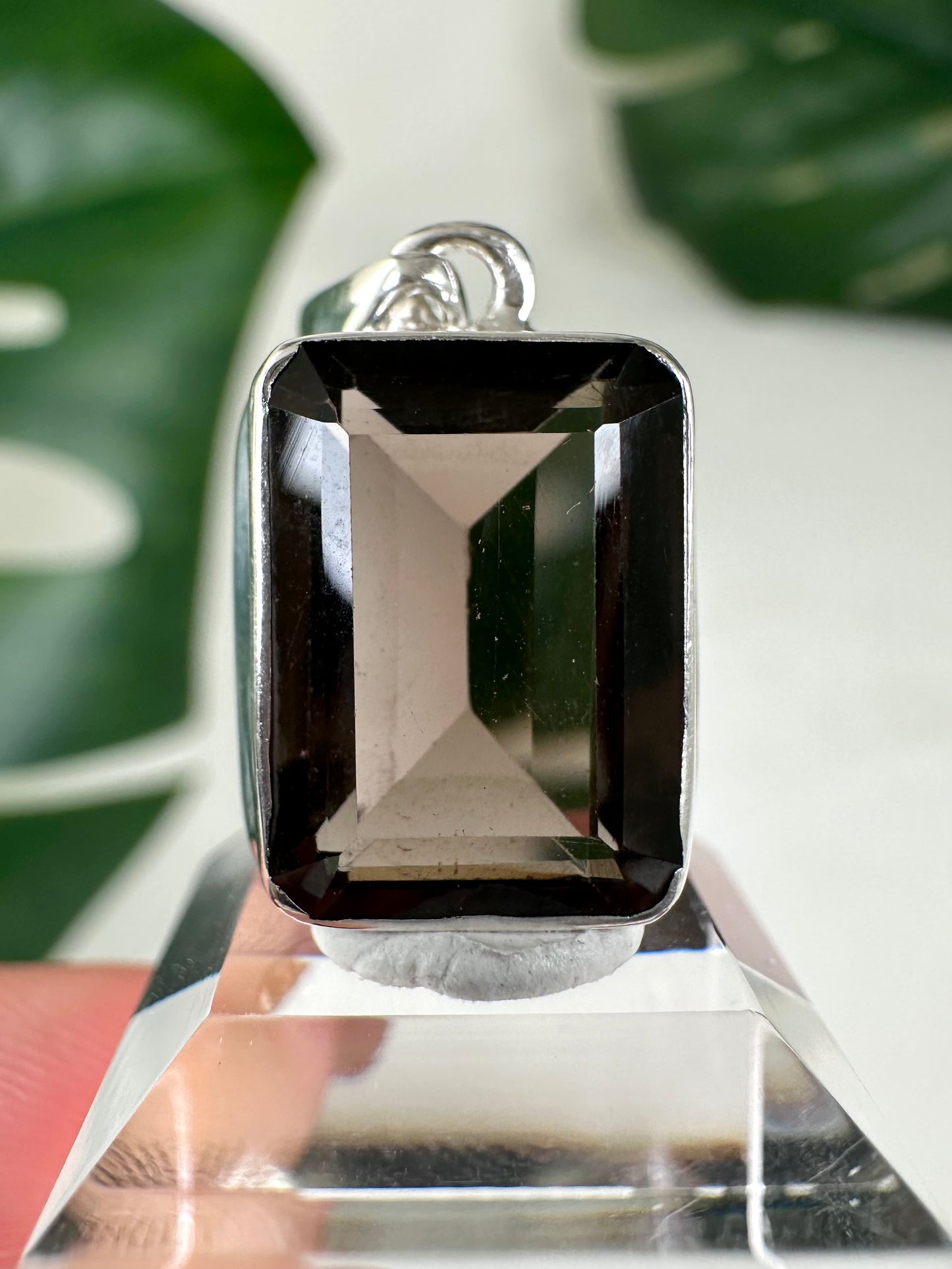 Rauchquarz Anhänger in 925 Silber - Auswahl
