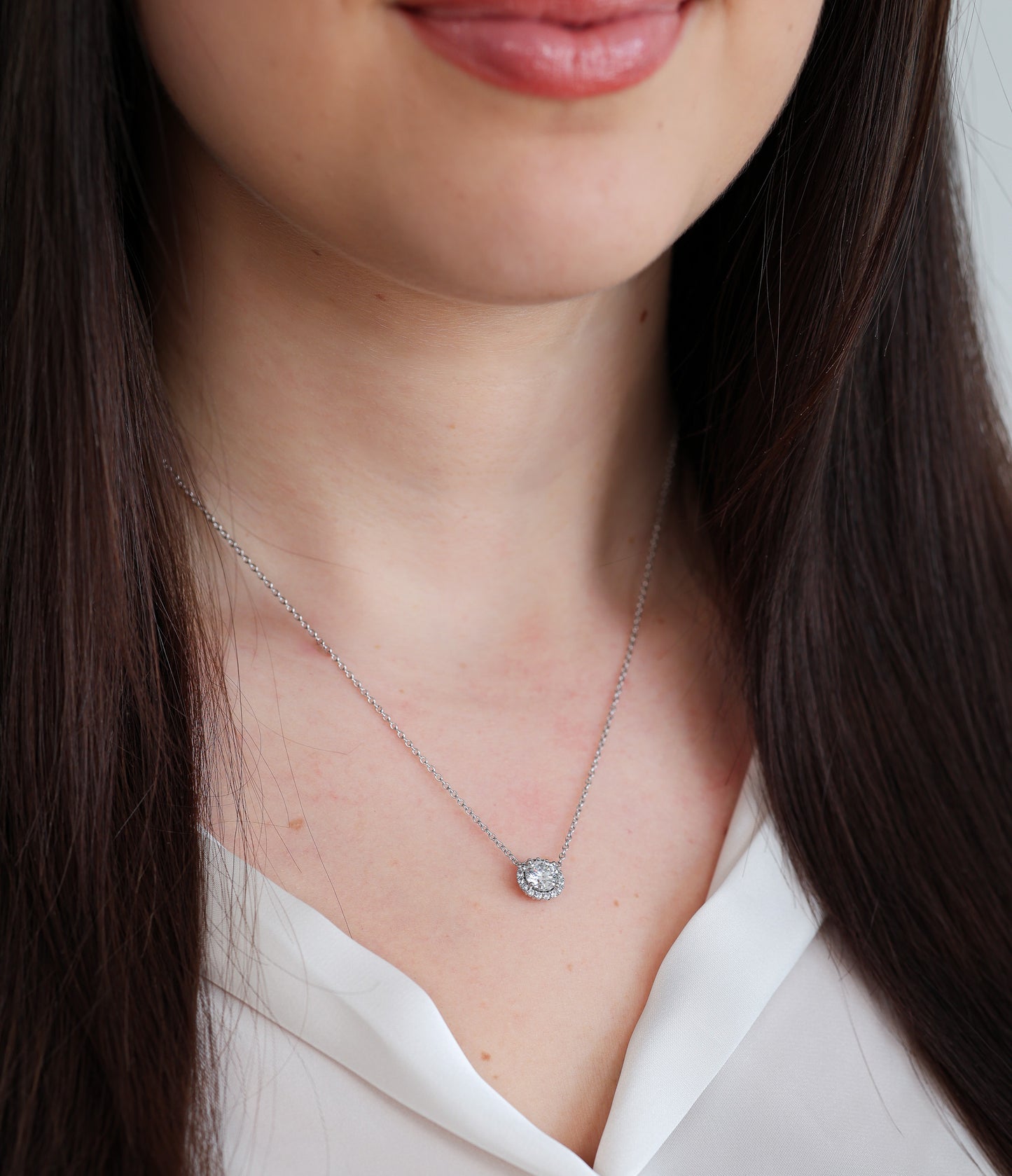 Selene Moissanite Necklace M