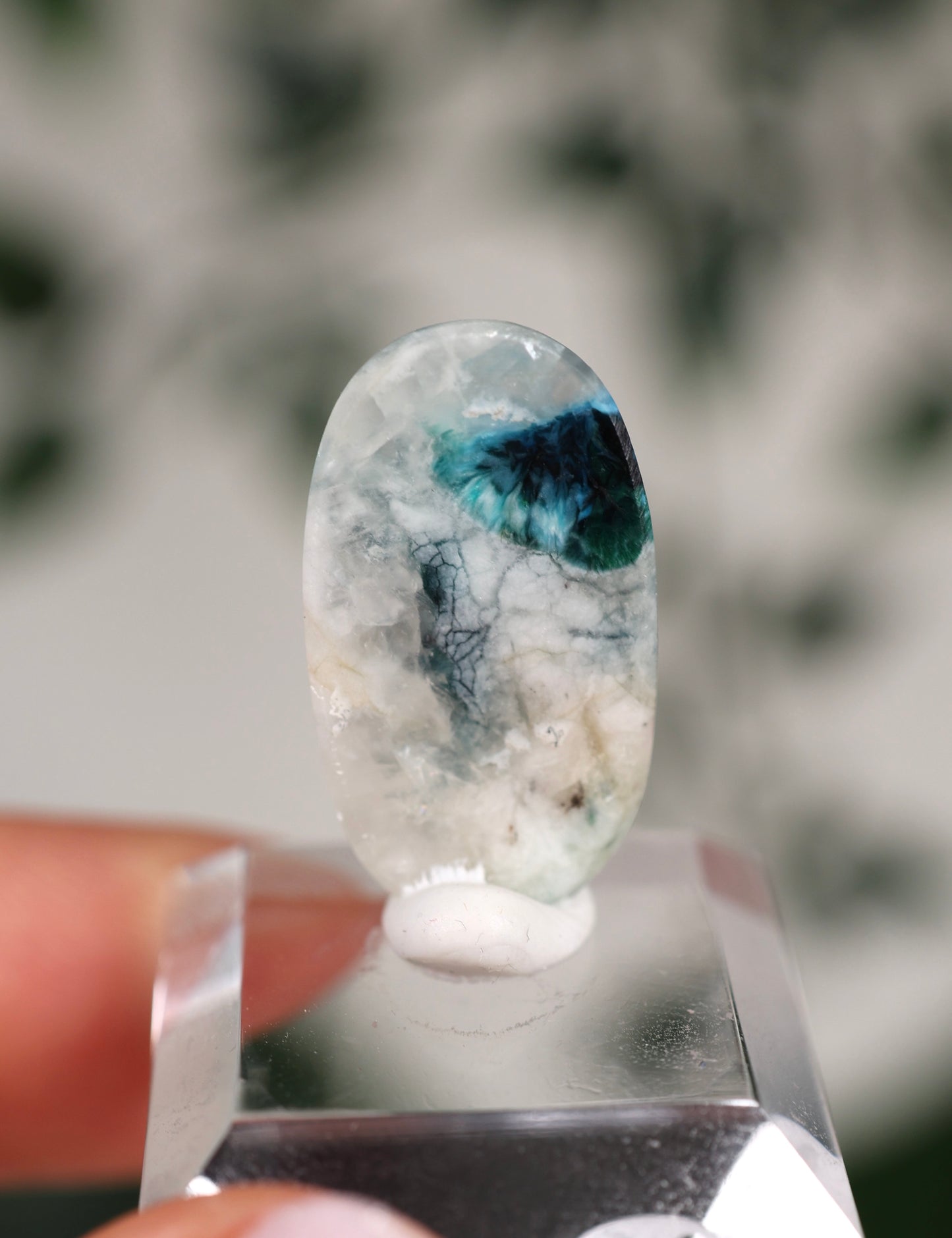 Shattuckit x Dioptas x Calcit Oldstock Cabochon Nr.89SC