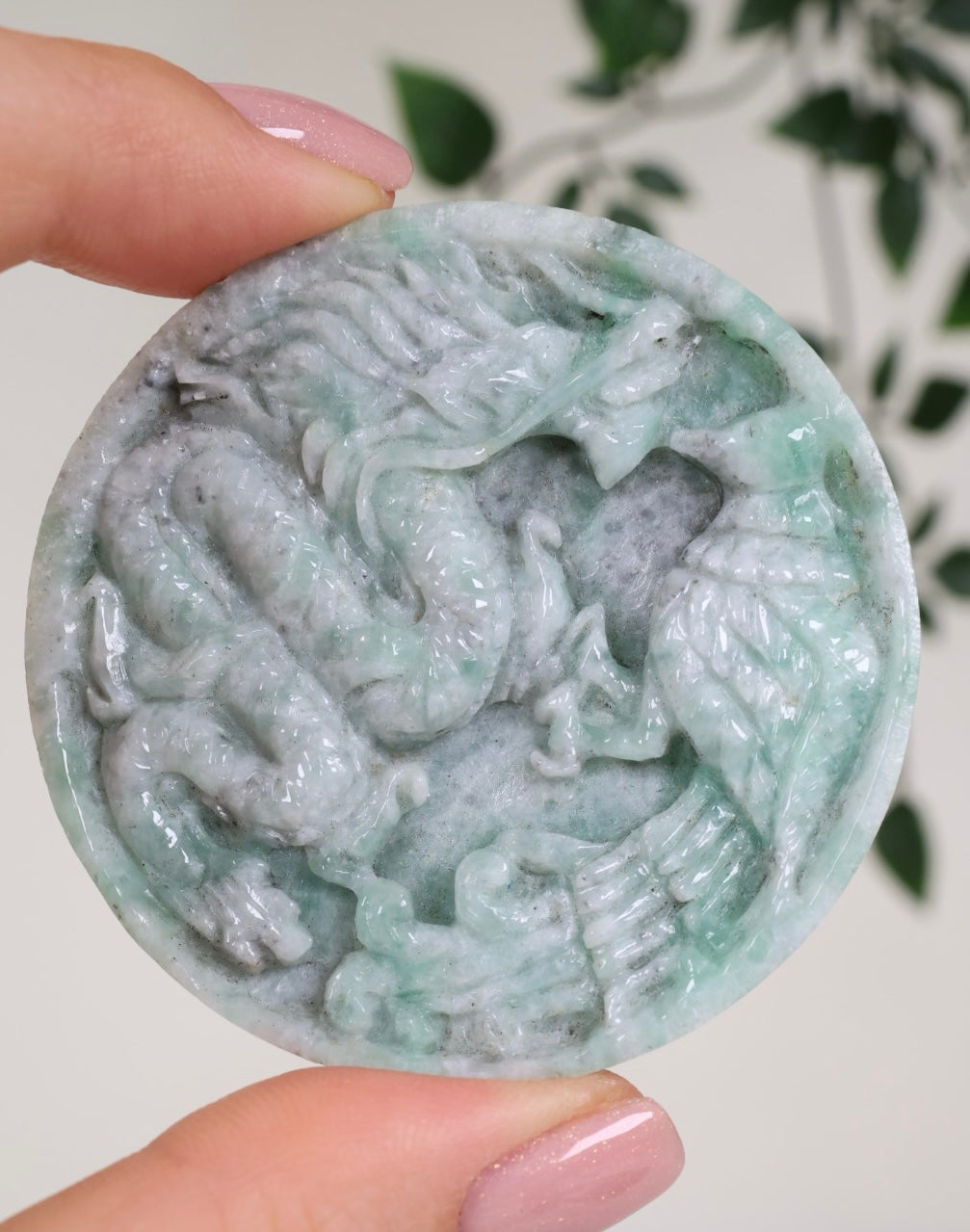 Natural Jade Carving No.215JC