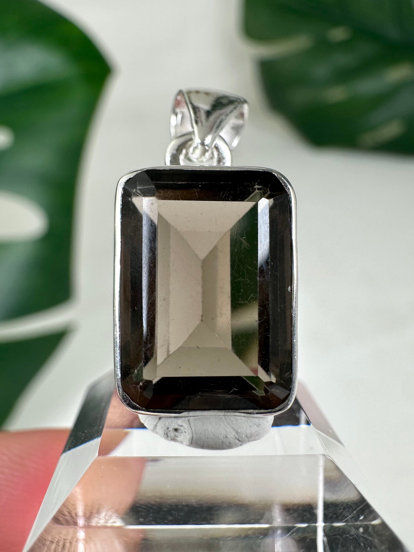 Rauchquarz Anhänger in 925 Silber - Auswahl