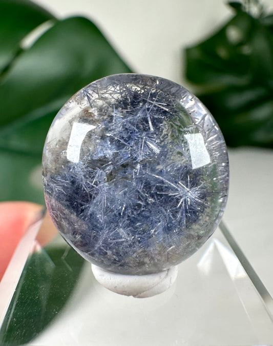 Dumortierite in Quartz No.225DR