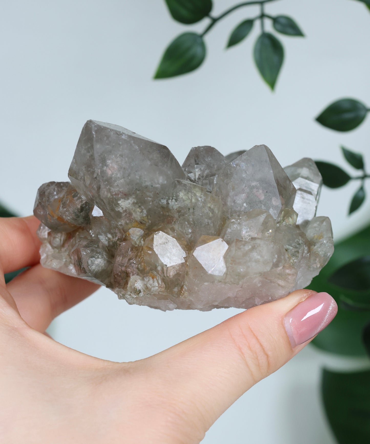 Garden Quartz x Rutile Cluster No. 168GR