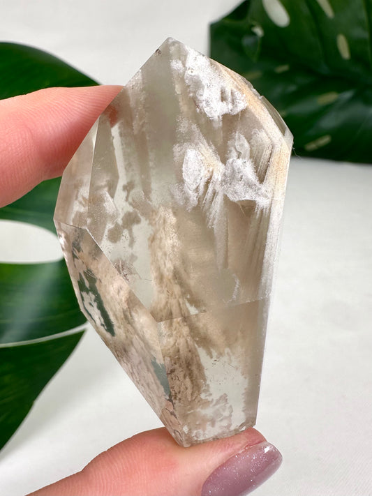 Garden quartz with phantom No. 59AF