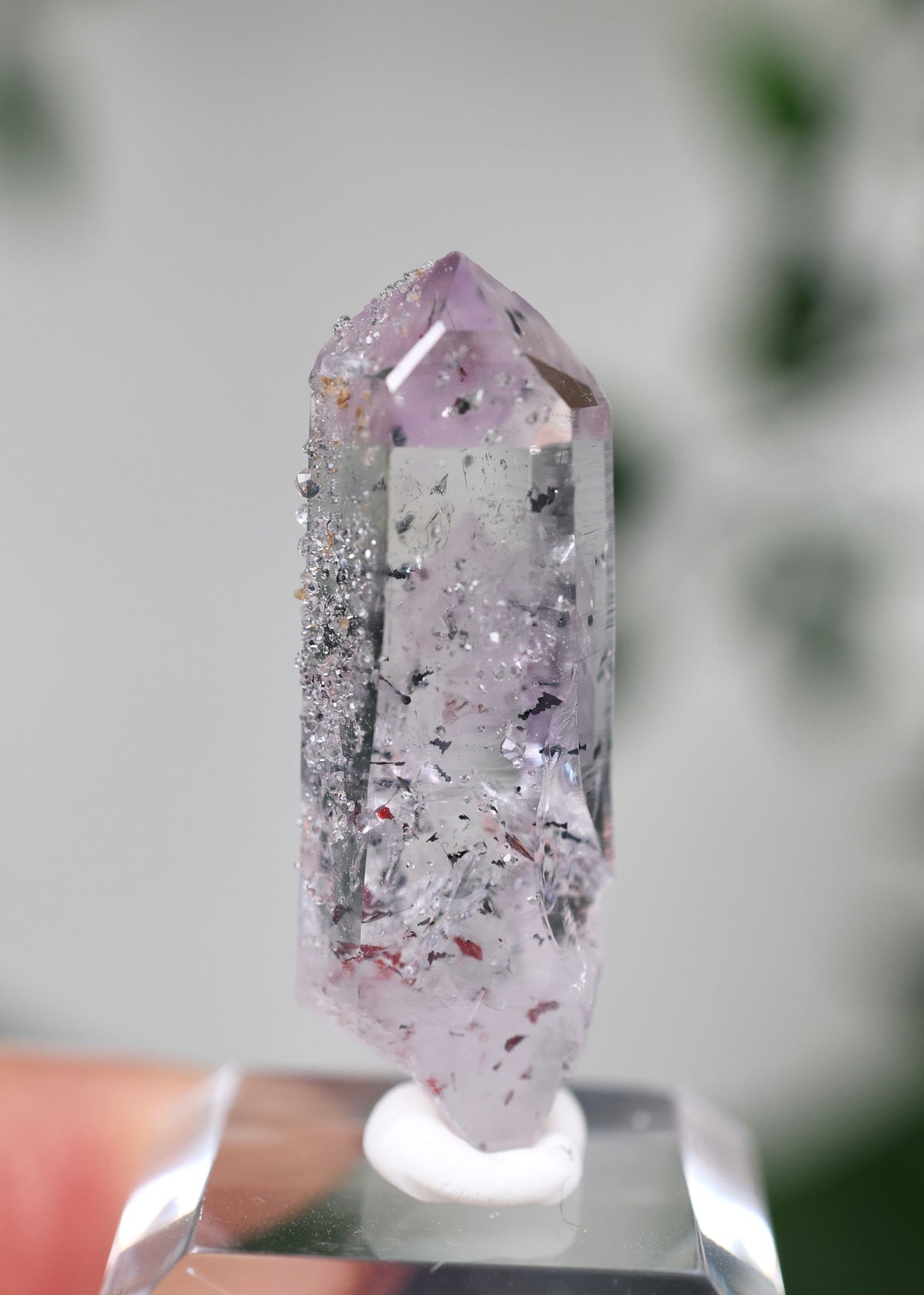Goboboseb Quarz x Amethyst x Hämatit x Analcim Nr.138GQ
