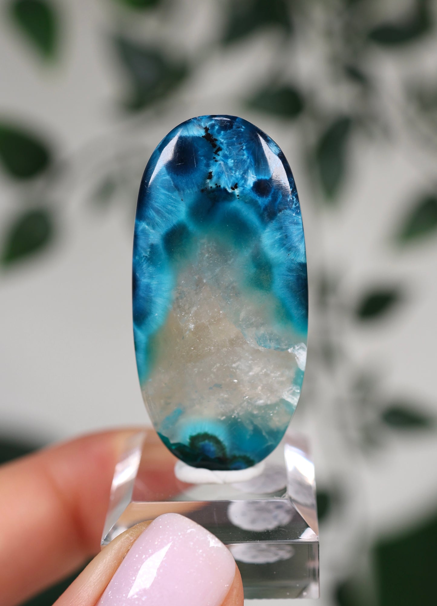 Shattuckit x Dioptas x Calcit Oldstock Cabochon Nr.270SC
