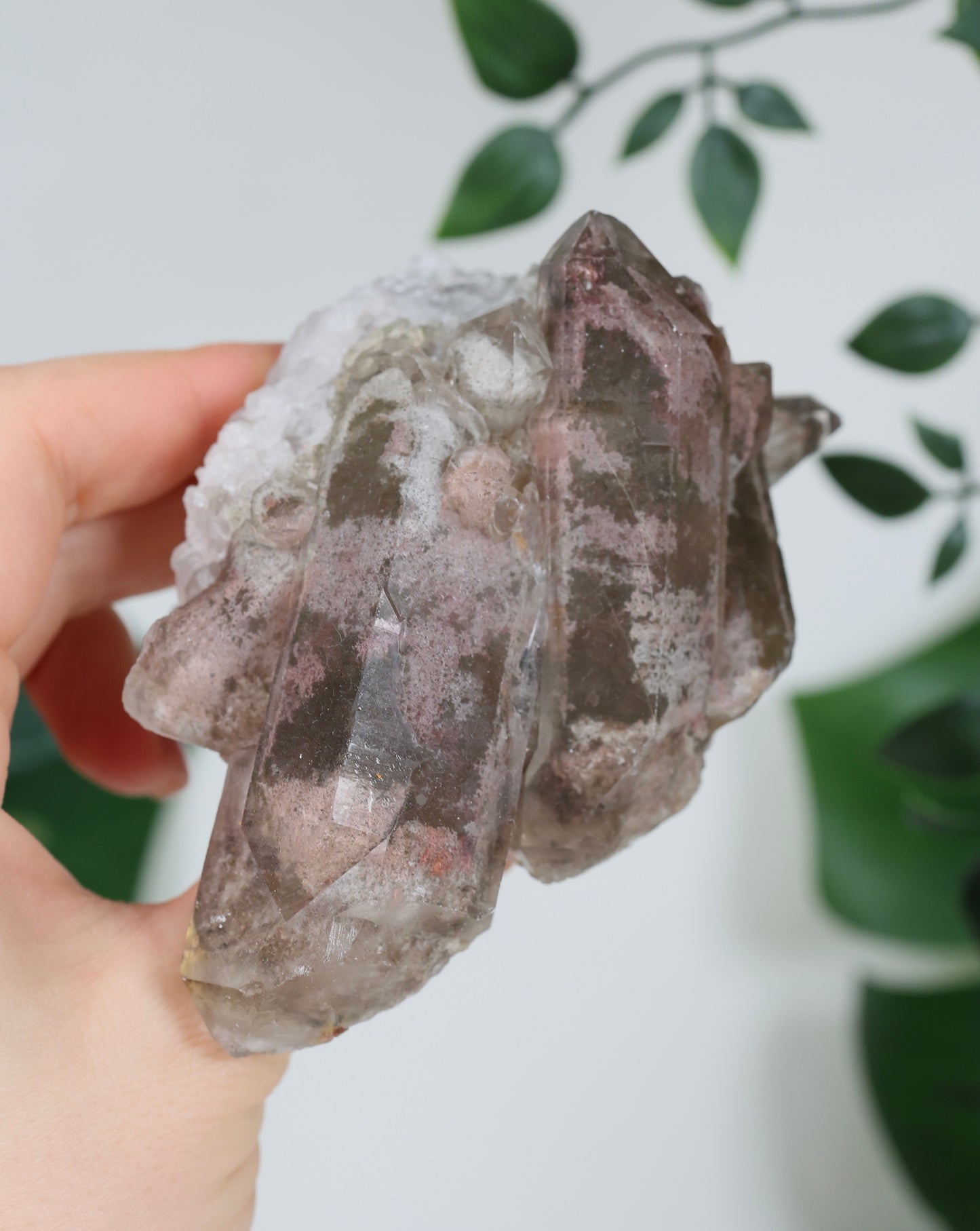 Garden Quartz x Rutile Cluster No. 178GR