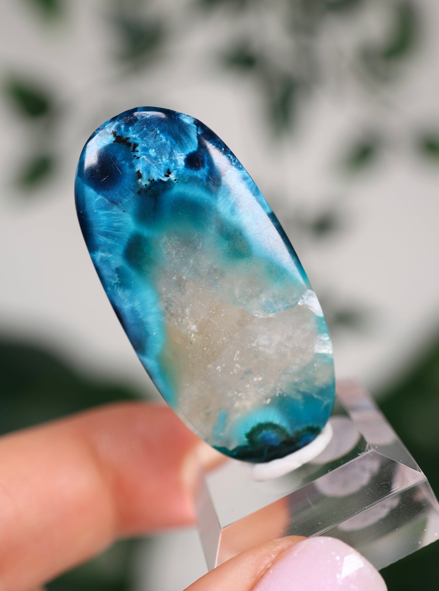 Shattuckit x Dioptas x Calcit Oldstock Cabochon Nr.270SC