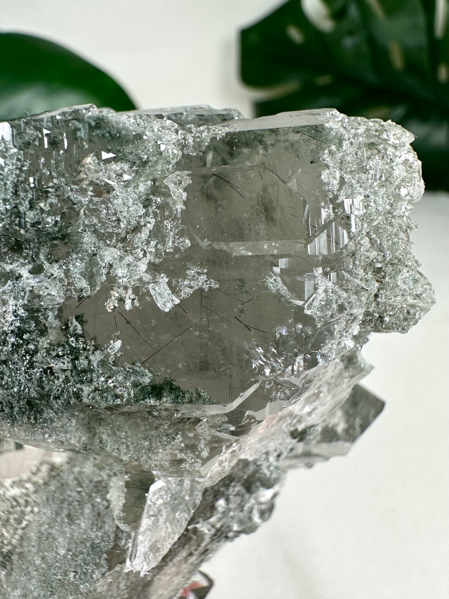 Himalayan Quartz 'Gwindel' with Anatase &amp; Chlorite &amp; Rutile HQ No.1849HG
