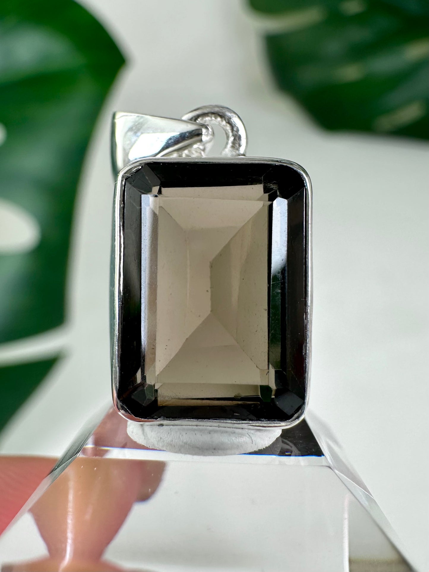 Rauchquarz Anhänger in 925 Silber - Auswahl