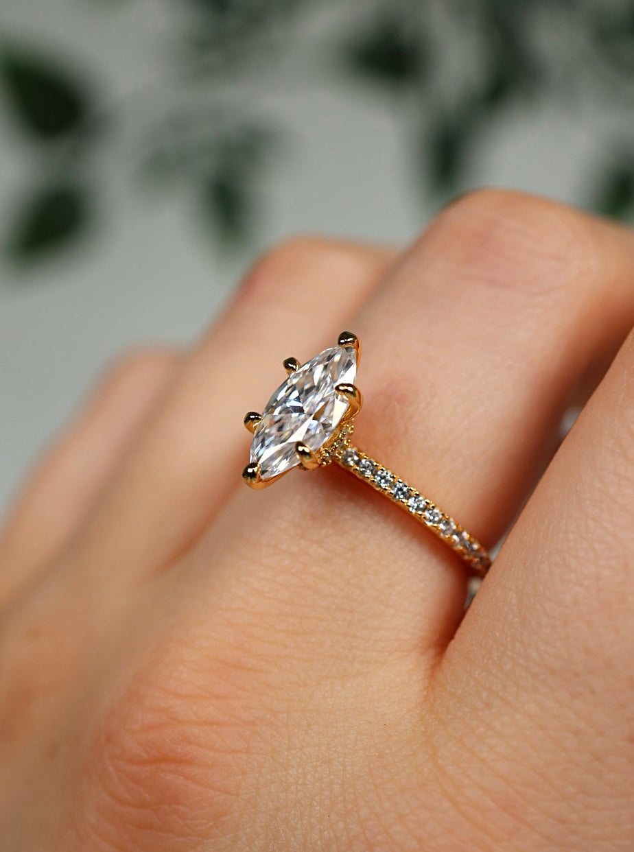 Faylen Moissanit Ring