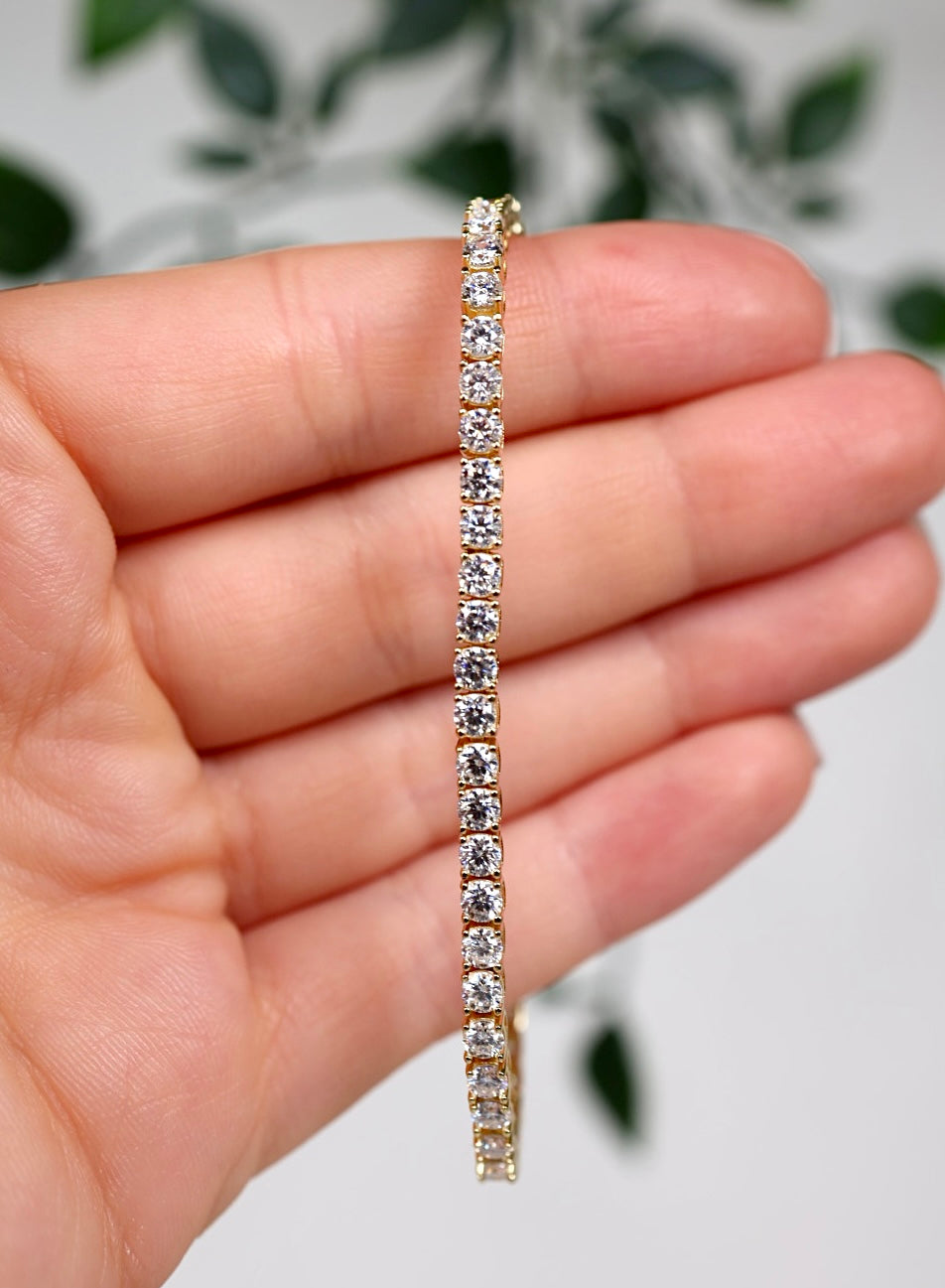 Lumira Moissanite Bracelet 3mm