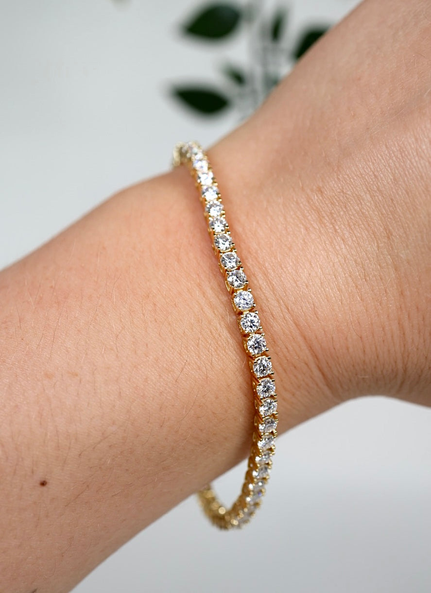 Lumira Moissanite Bracelet 3mm