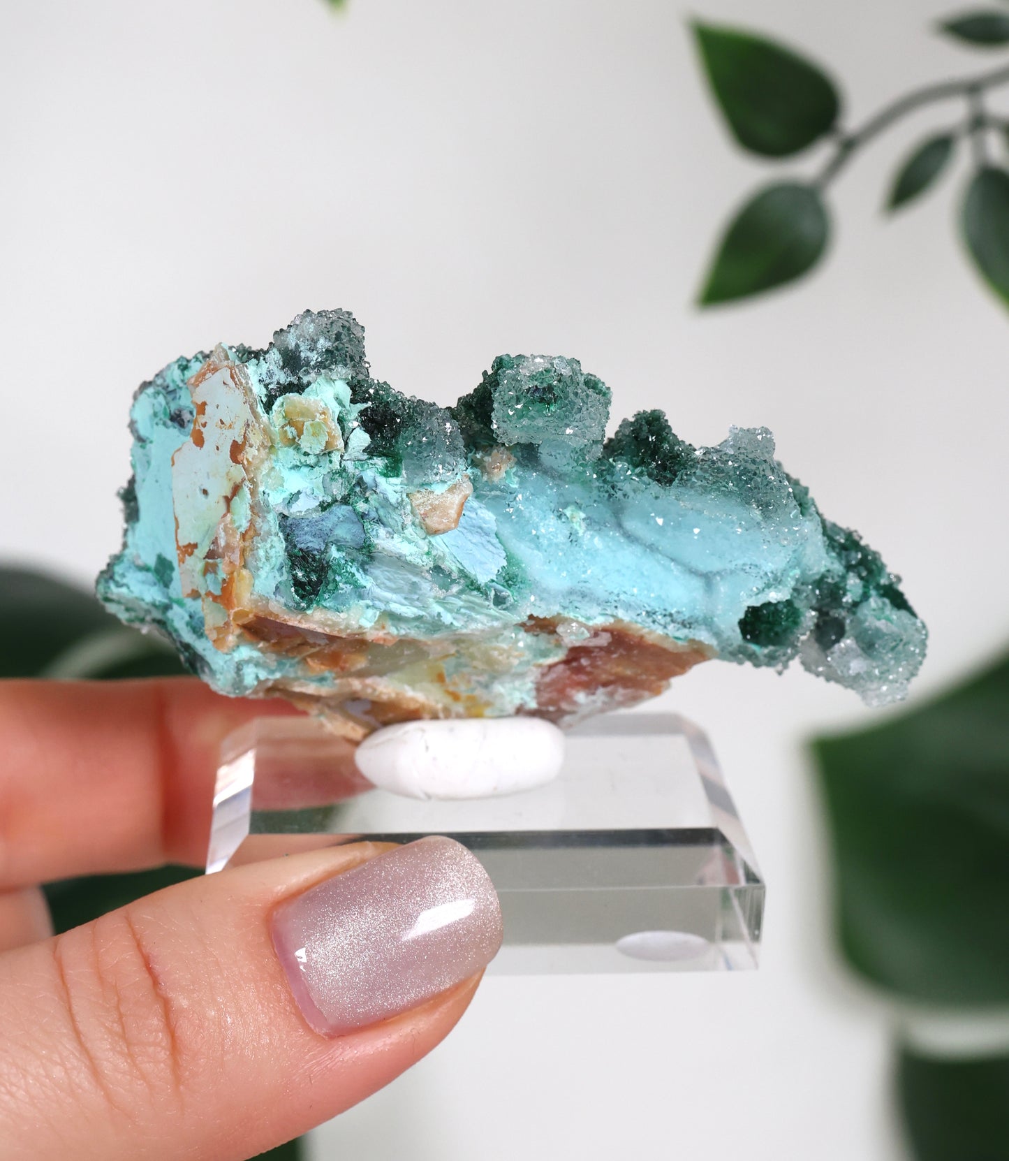 Malachite x Chrysocolla x Quartz No. 114MQ