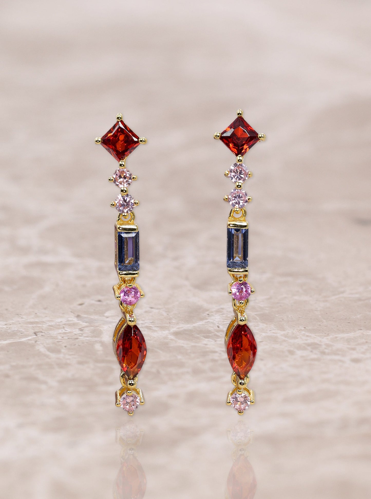 Pendientes Ruby Sky