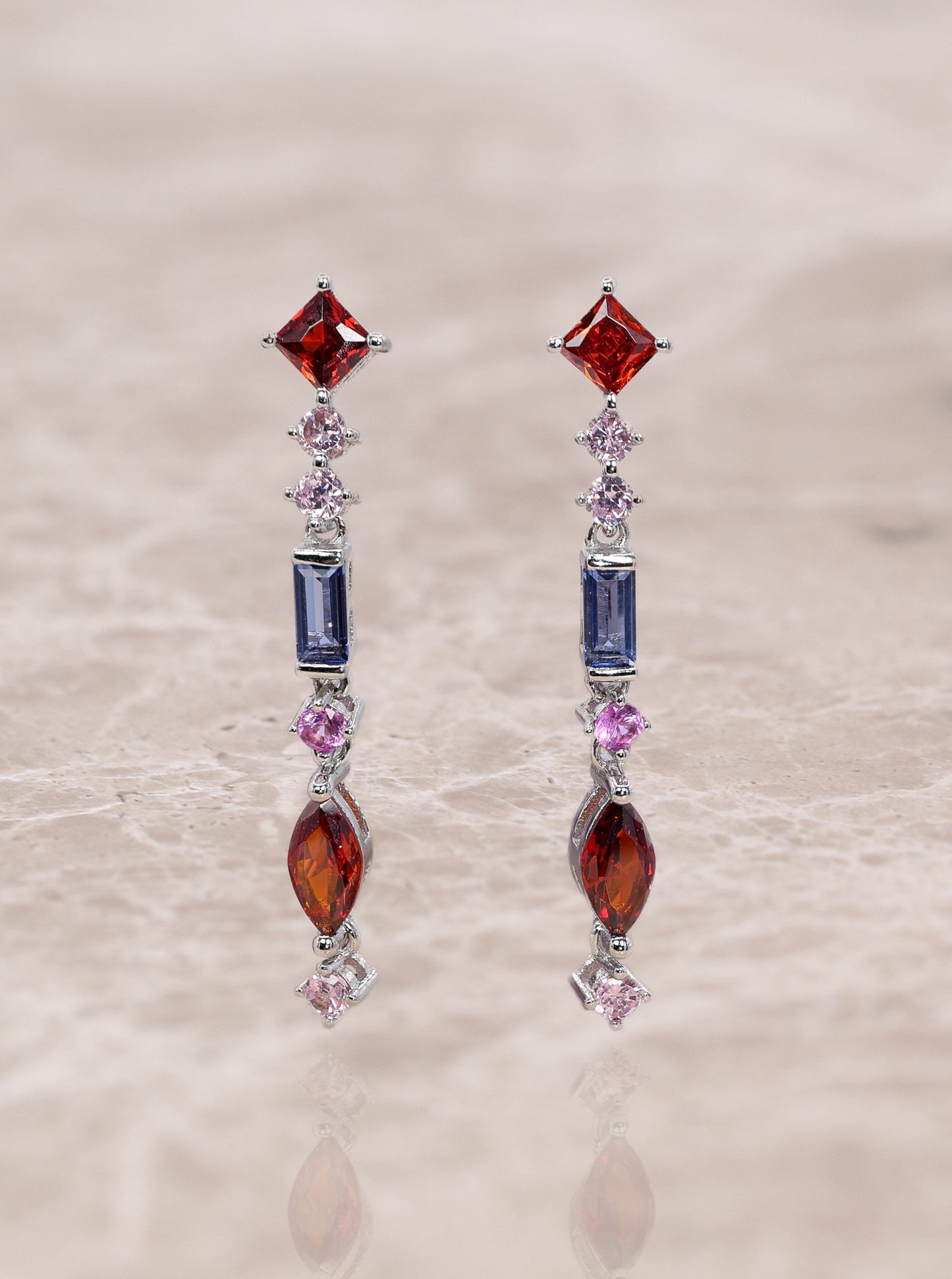 Pendientes Ruby Sky