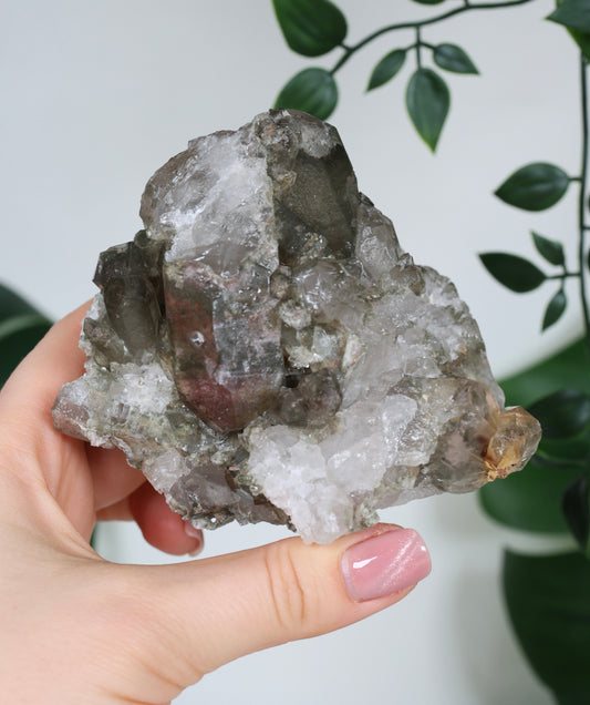 Garden Quartz x Rutile Cluster No. 99GR 