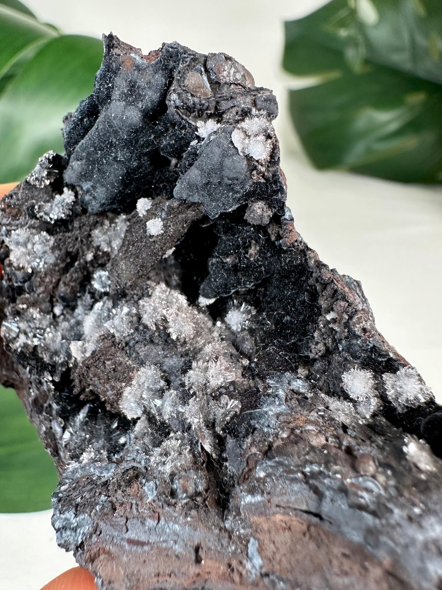 Pyrolusite with Hemimorphite No.65PH