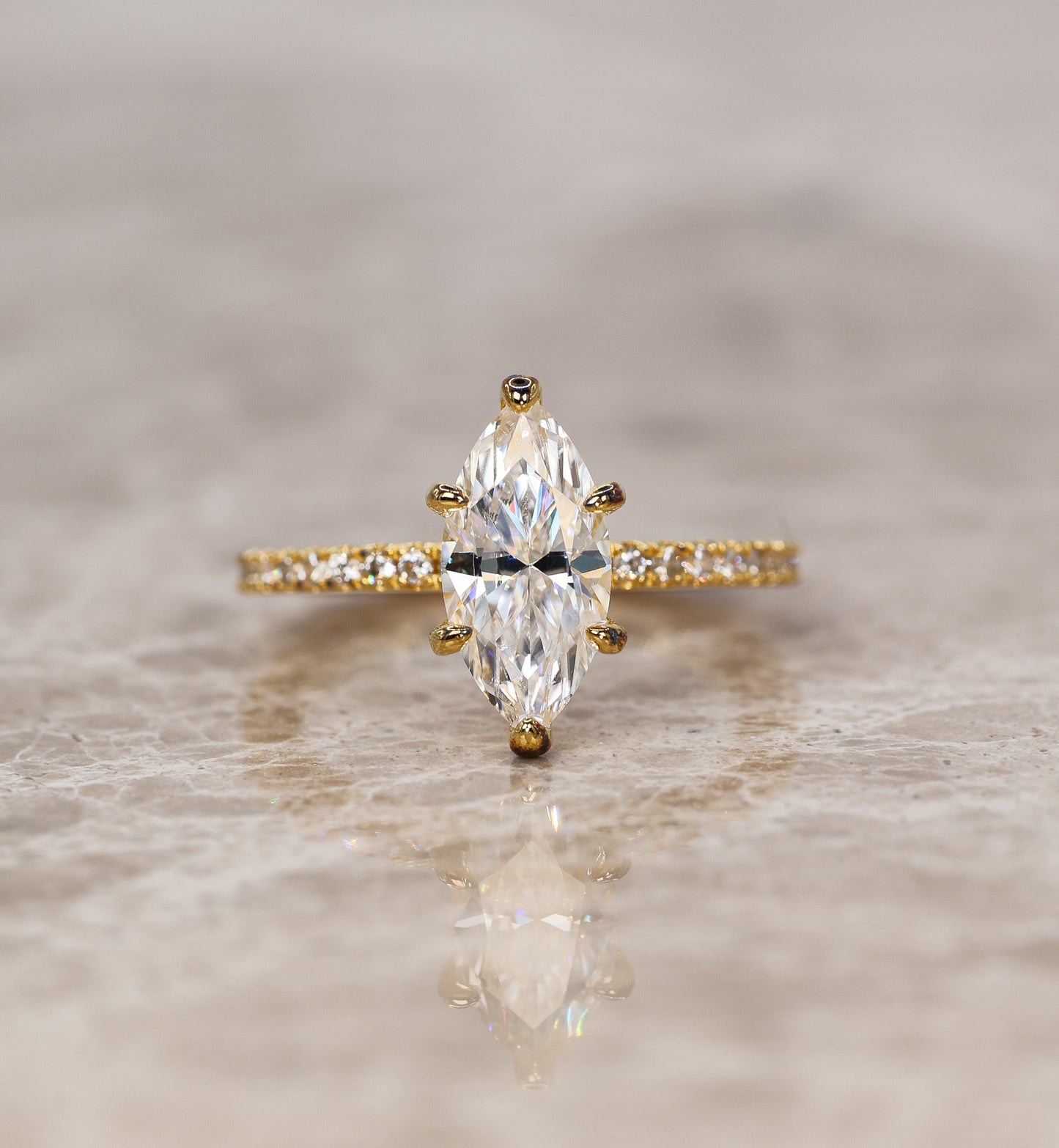 Faylen Moissanit Ring