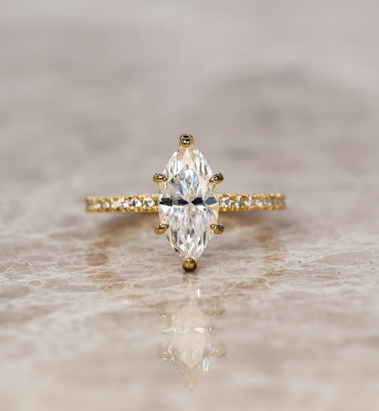 Faylen Moissanit Ring