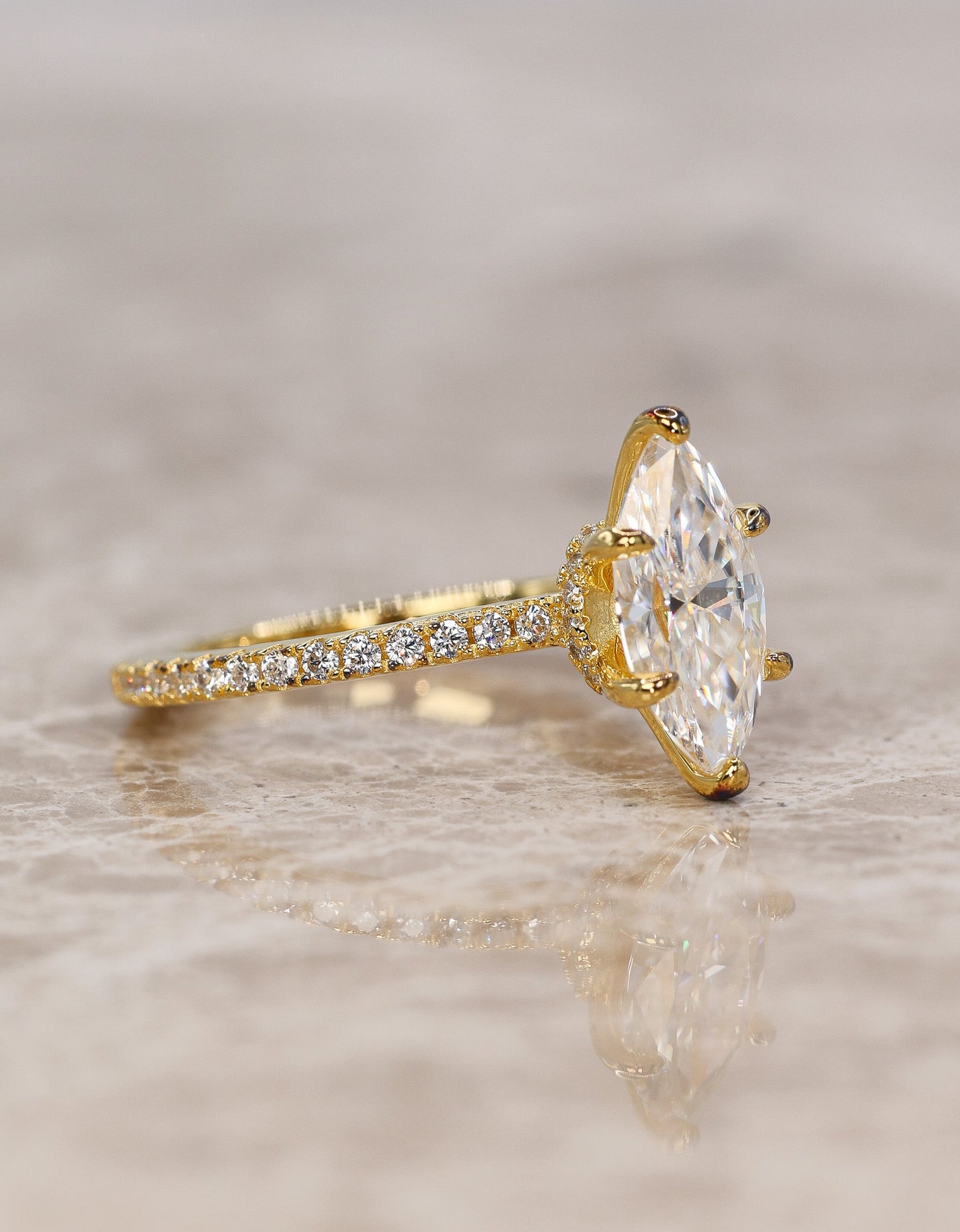 Faylen Moissanit Ring