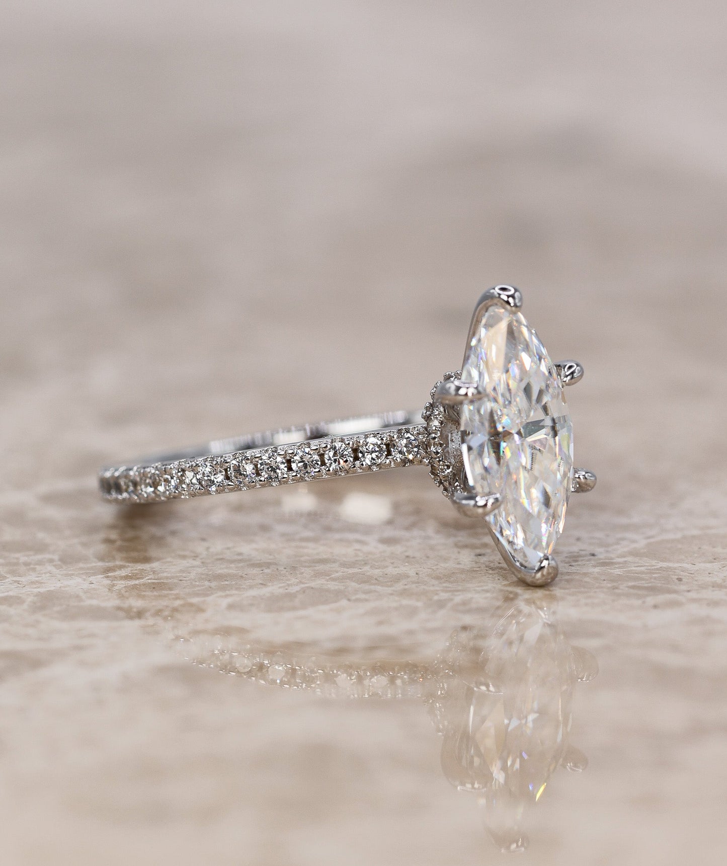Faylen Moissanit Ring