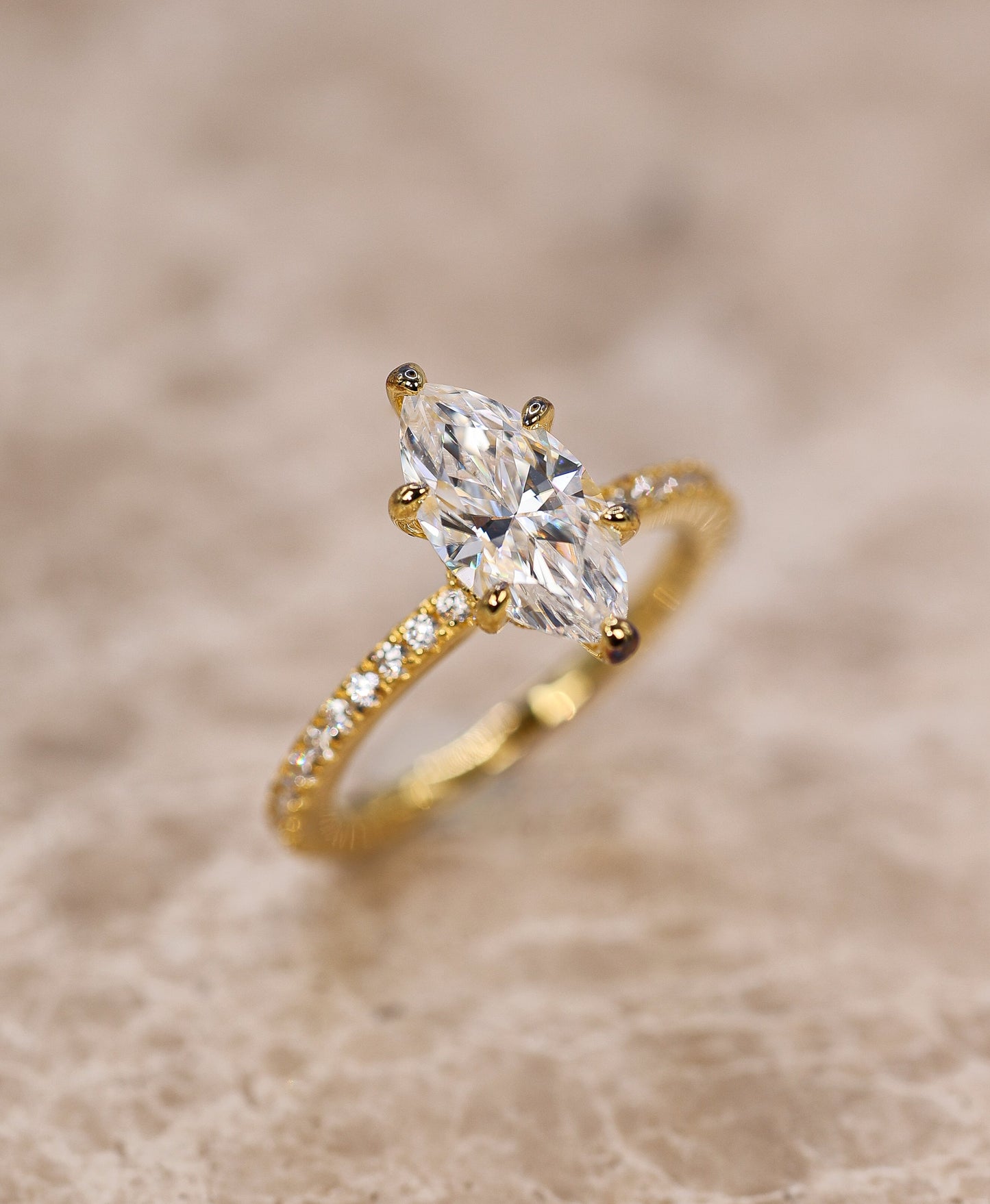 Faylen Moissanit Ring