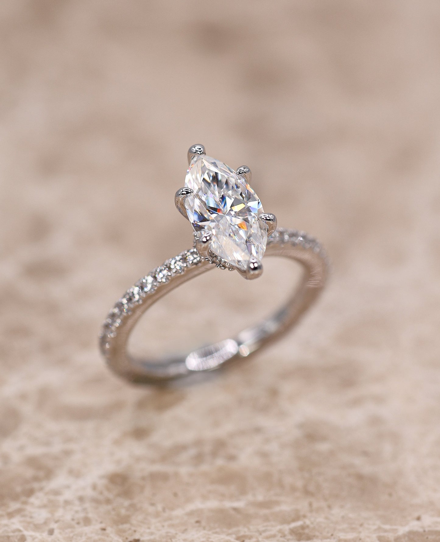 Faylen Moissanit Ring