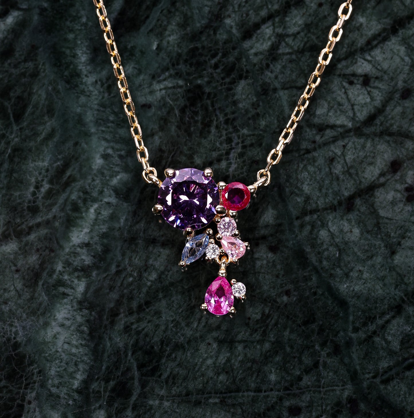 Collar Medianoche Rosa