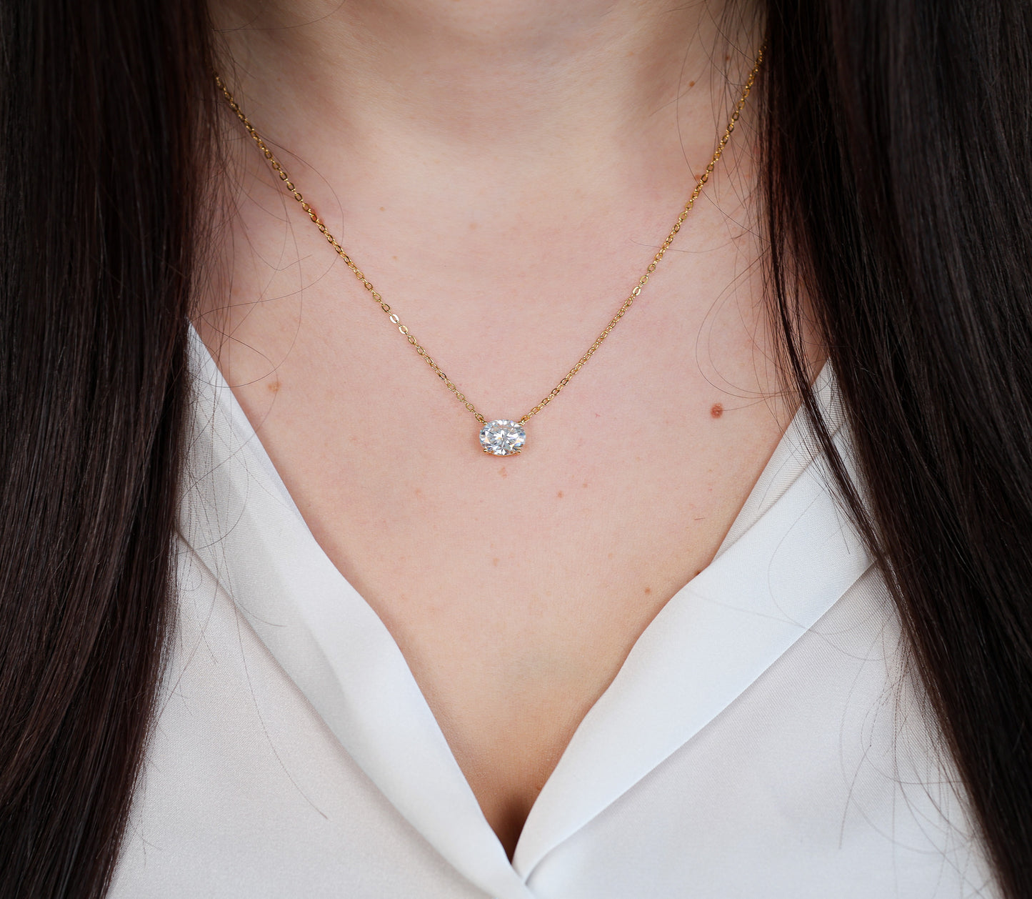 Elara Moissanite Necklace