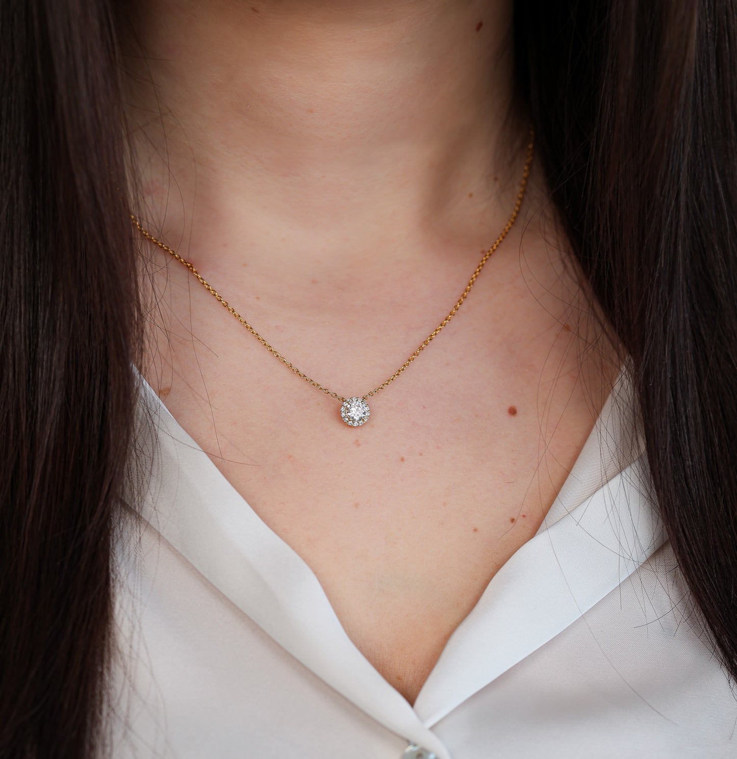 Selene Moissanite Necklace S