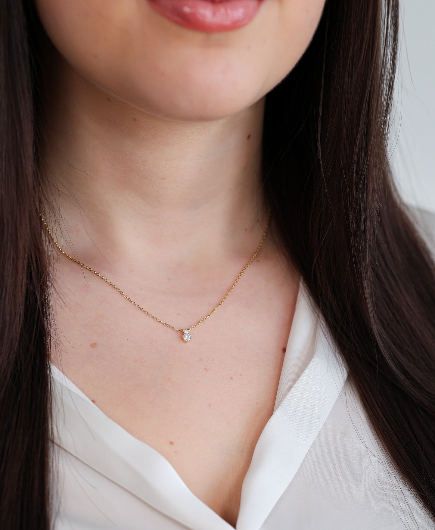Lume Moissanite Necklace