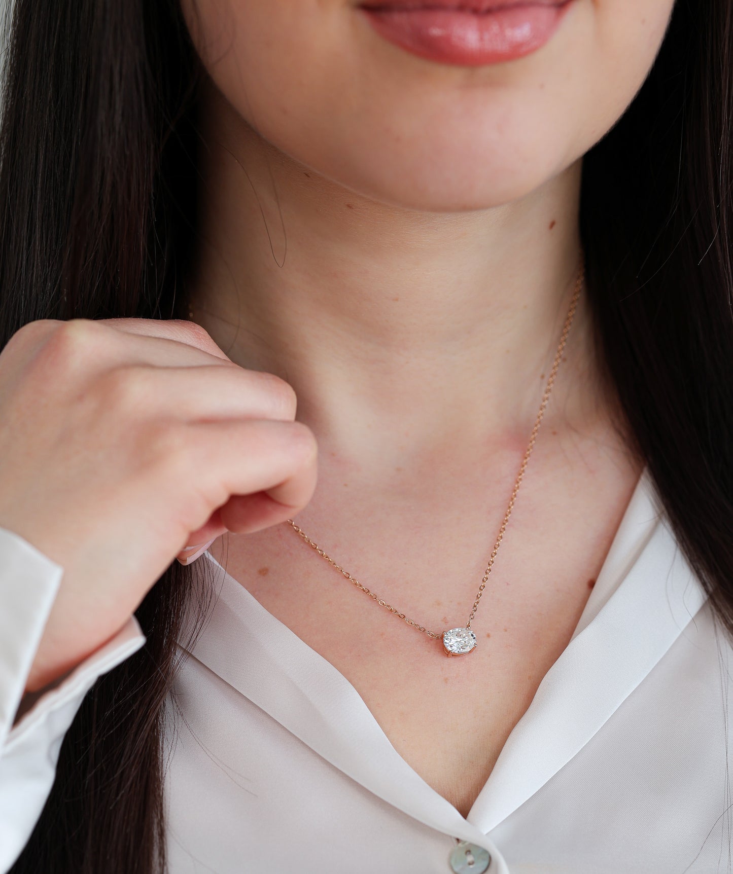 Elara Moissanite Necklace