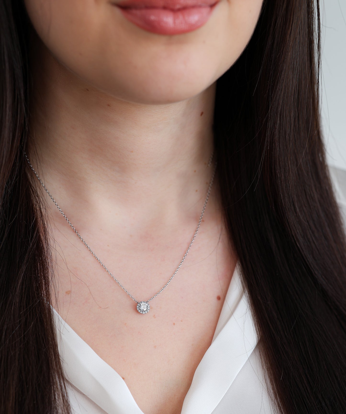 Selene Moissanite Necklace S