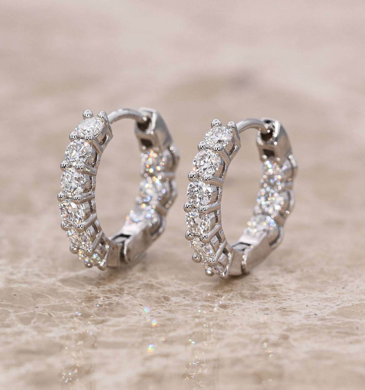 Amaris Moissanite Earrings