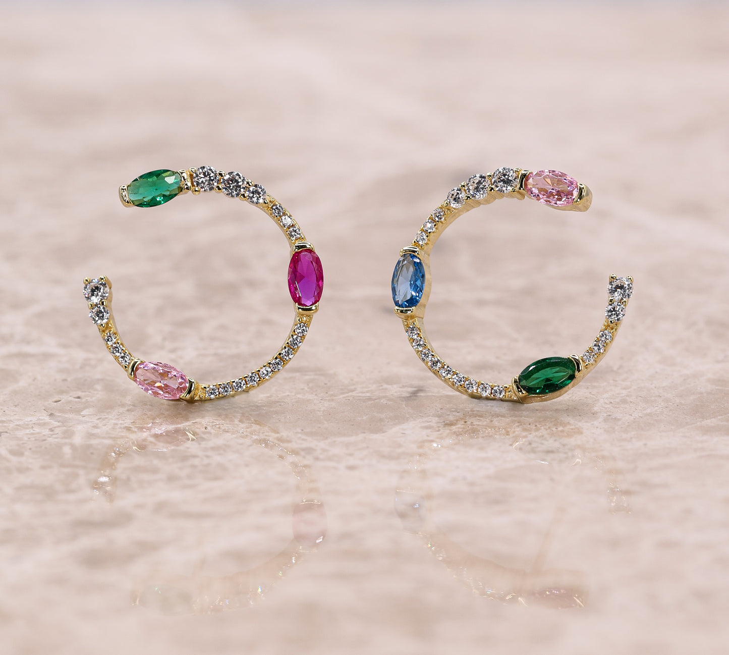 Moonbloom Stud Earrings