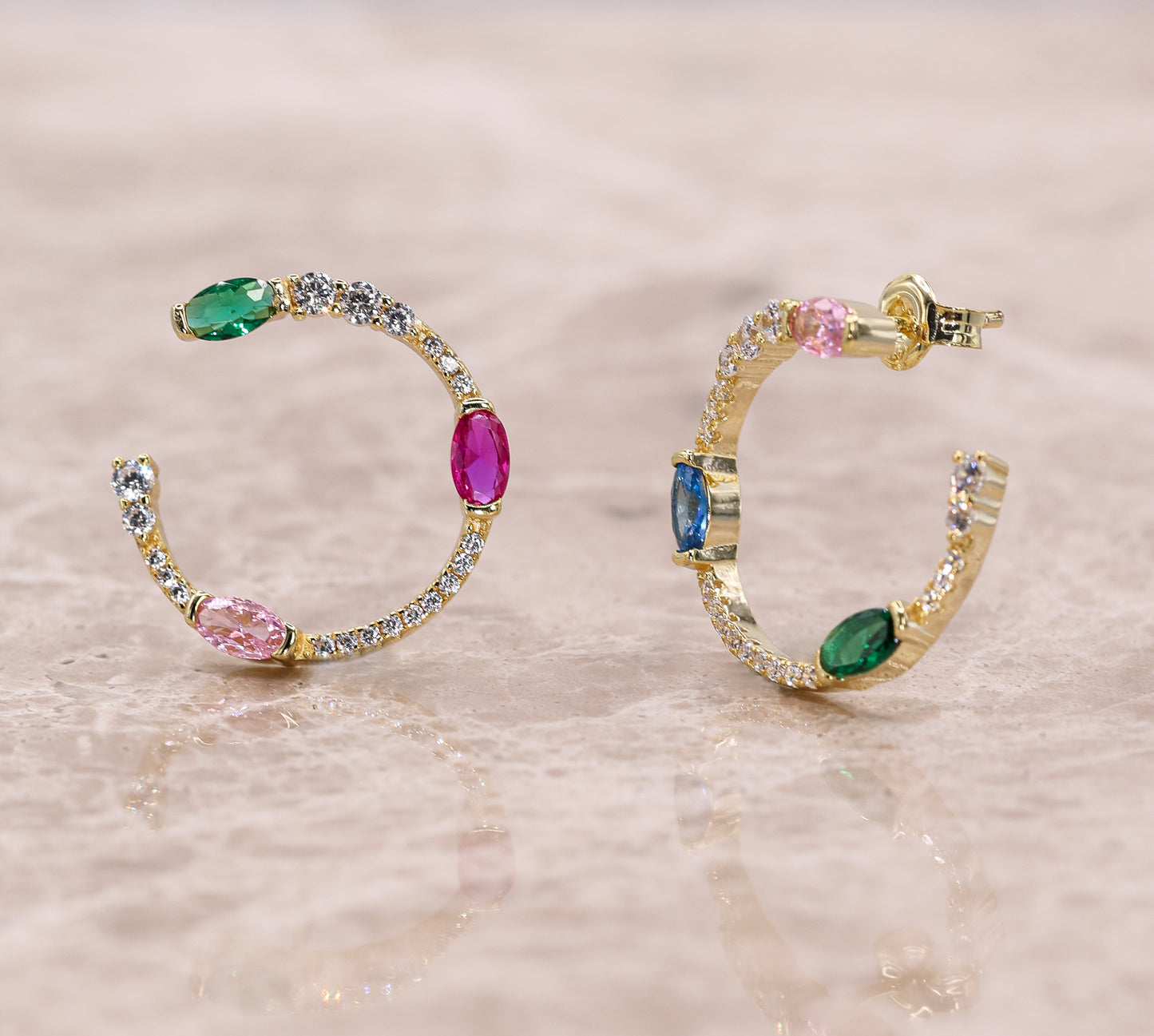 Moonbloom Stud Earrings