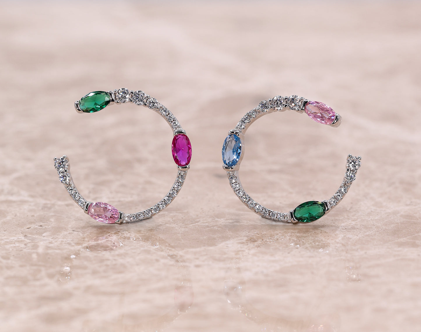 Moonbloom Stud Earrings